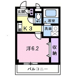 ヴィラナカヤマの物件間取画像